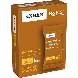 RXBAR Protein Bar, Peanut Butter