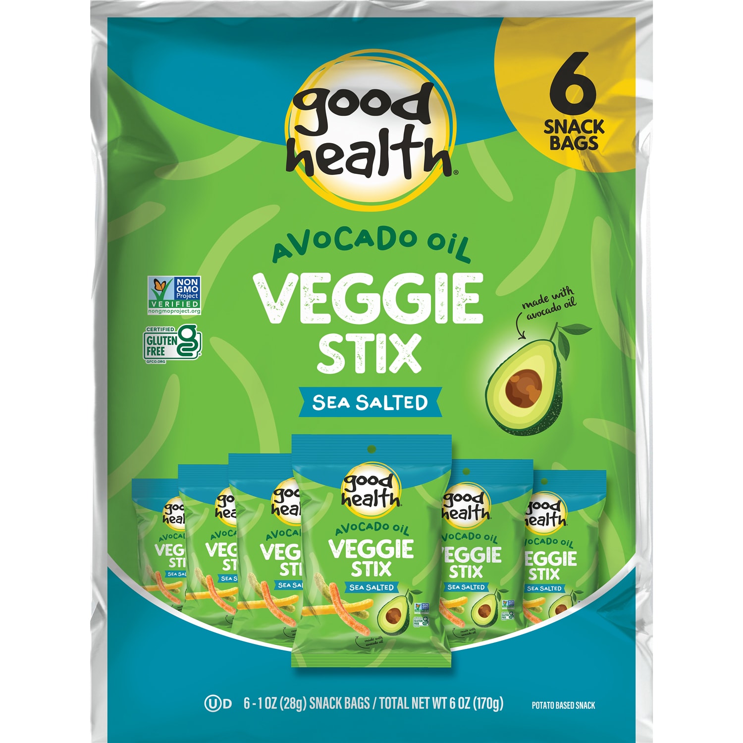 Good Health Avocado Oil Veggie Stix, Sea Salted