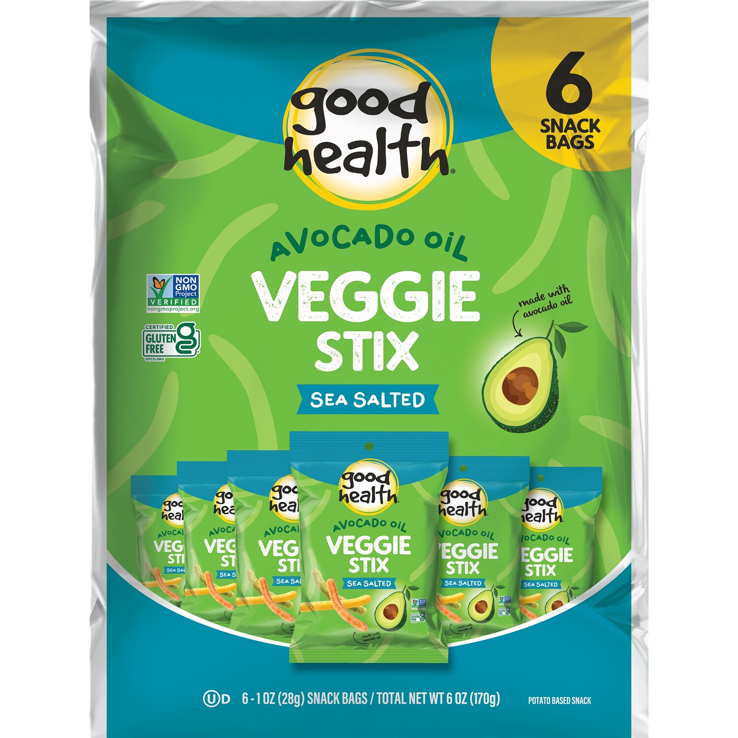 Good Health Avocado Oil Veggie Stix, Sea Salted