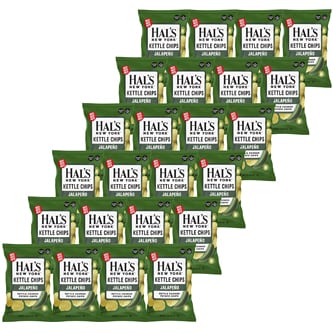 Hal's New York Kettle Cooked Potato Chips, Jalapeño