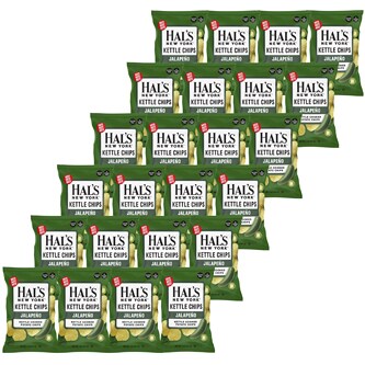 Hal's New York Kettle Cooked Potato Chips, Jalapeño