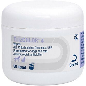 TrizCHLOR 4 Wipes for Dogs and Cats