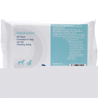 MalAcetic Wet Wipes for Dogs and Cats 
