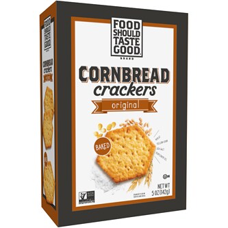 Food Should Taste Good Cornbread Crackers, Original