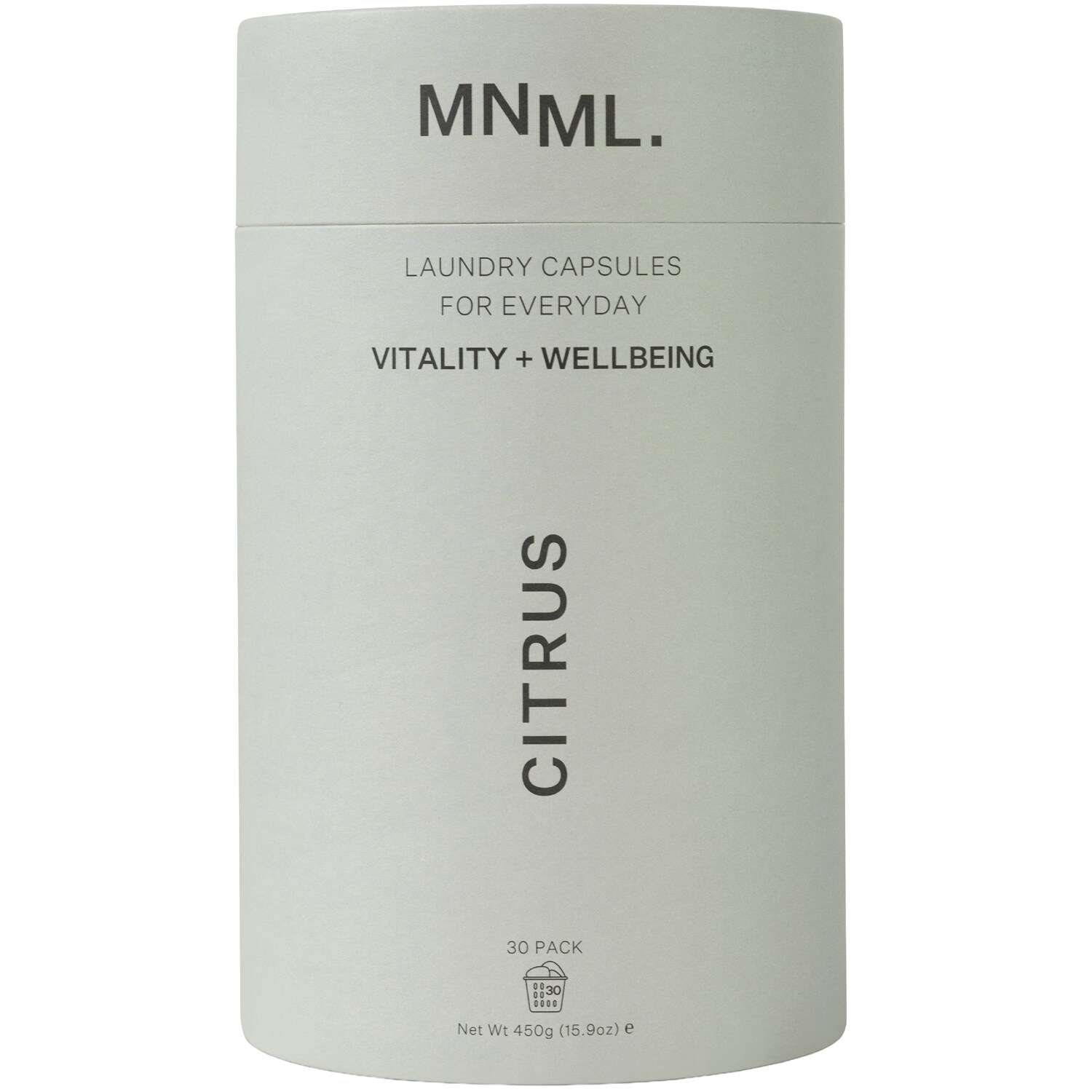 MNML Vitality + Wellbeing Laundry Capsules, Citrus