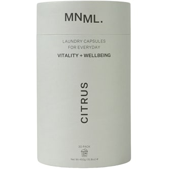 MNML Vitality + Wellbeing Laundry Capsules, Citrus