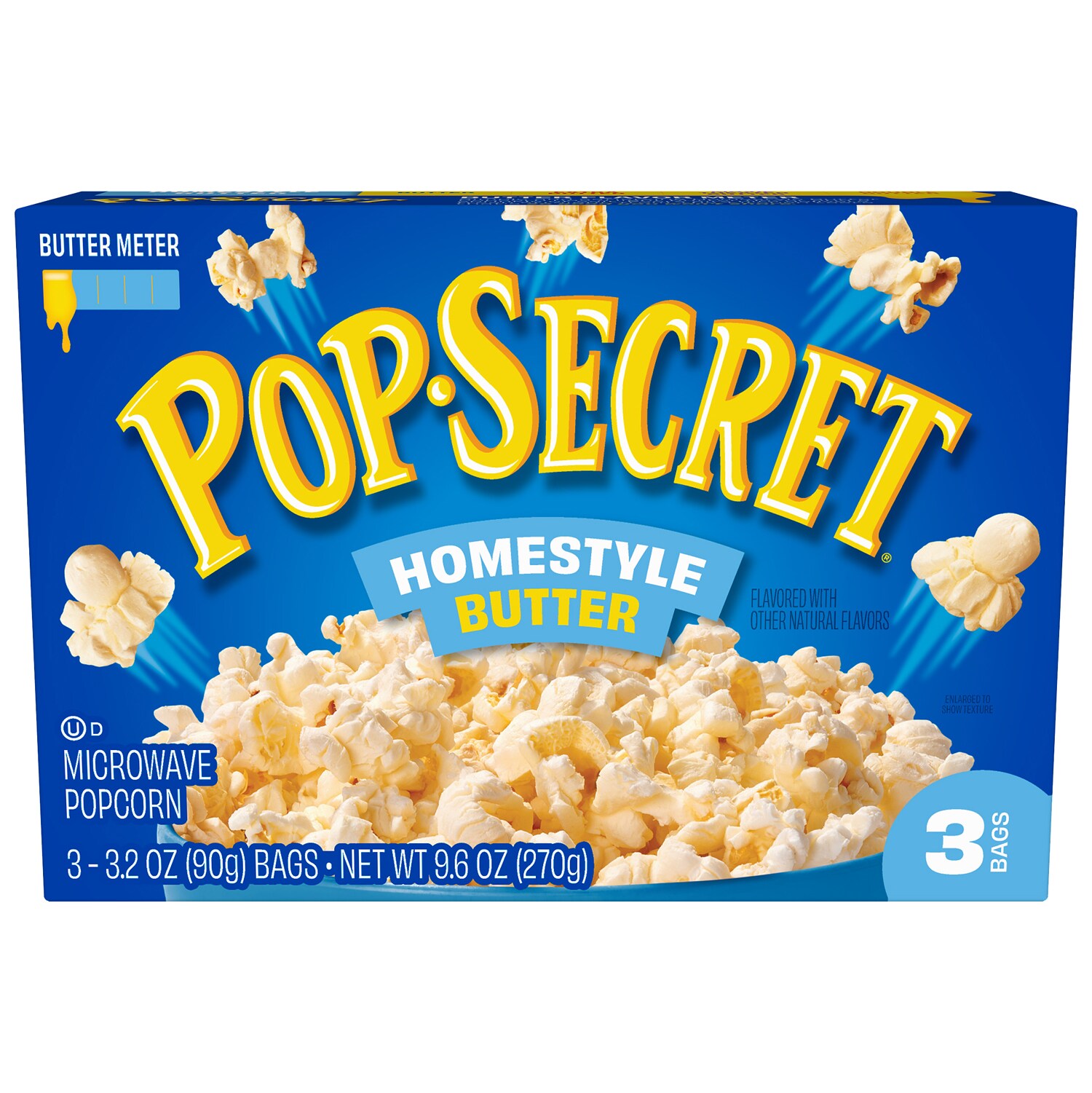 Pop Secret Microwave Popcorn, Homestyle