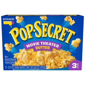 Pop Secret Microwave Popcorn, Movie Theater Butter