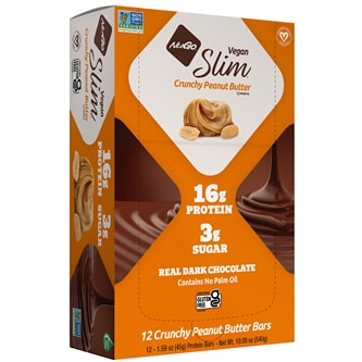 NuGo Slim Protein Bar, Crunchy Peanut Butter