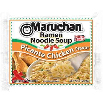 Maruchan Ramen Noodle Soup, Roast Chicken, 12ct | FreshDirect