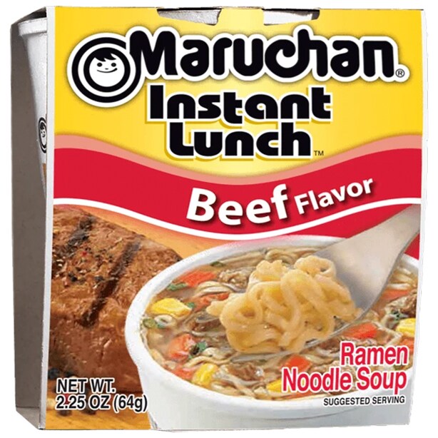Maruchan Instant Lunch Ramen Noodle Soup, Beef