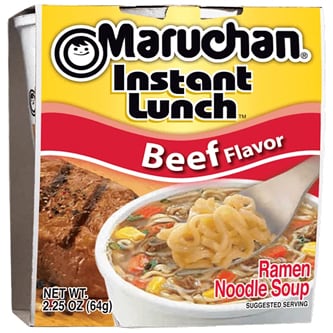 Maruchan Instant Lunch Ramen Noodle Soup, Beef
