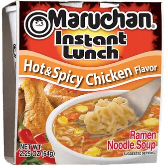 Maruchan Instant Lunch Ramen Noodle Soup, Hot & Spicy Chicken