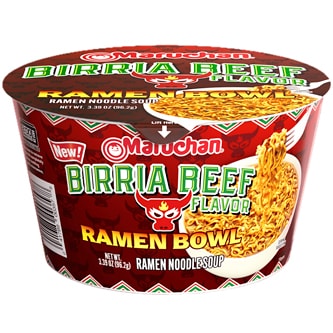 Maruchan Ramen Bowl, Birria Beef Flavor