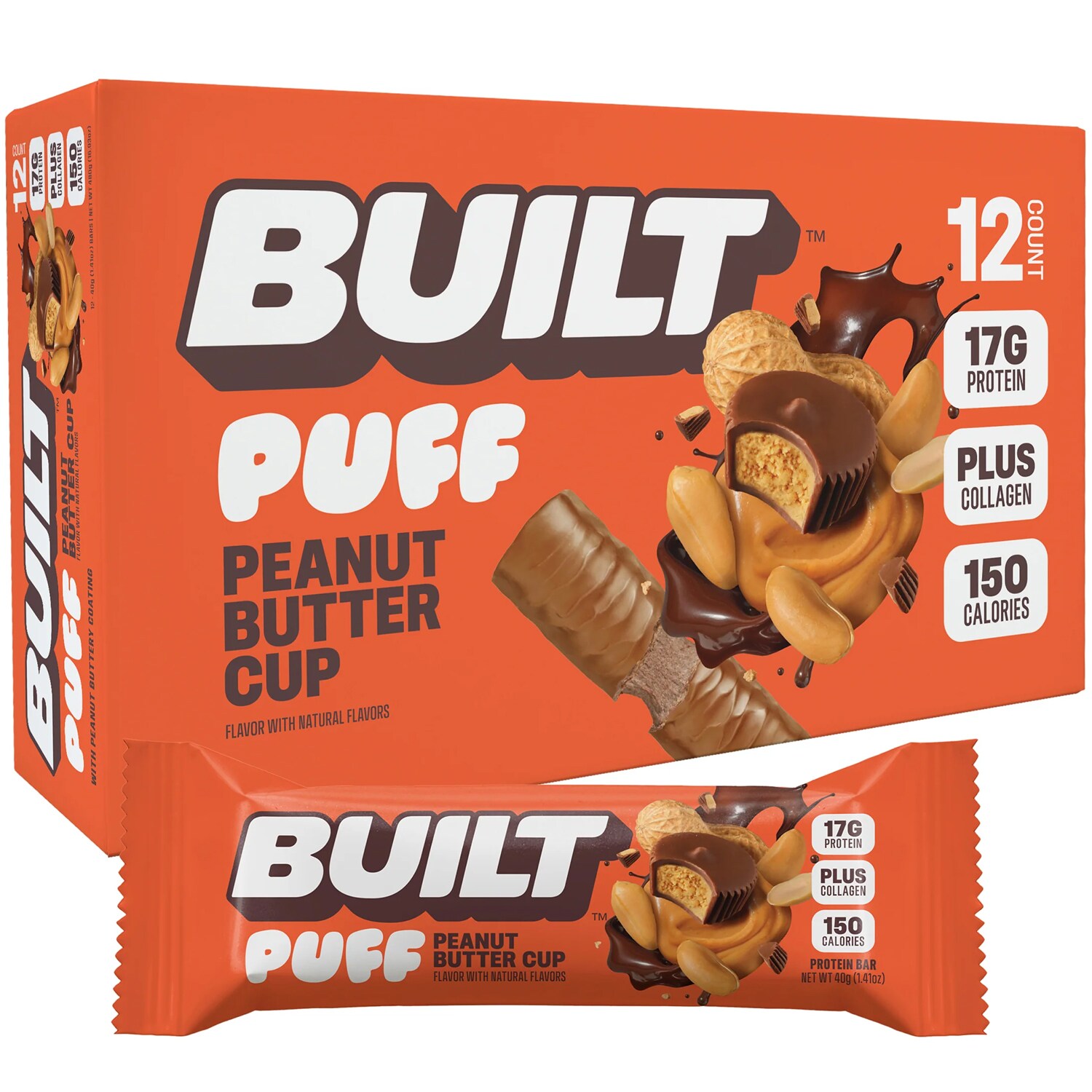Built Puff Bars, Peanut Butter Cup