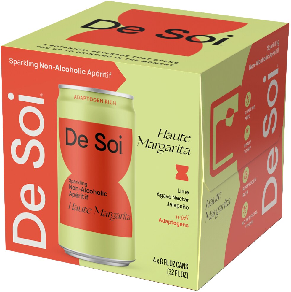 De Soi Sparkling Non-Alcoholic Apéritif, Haute Margarita, Cans