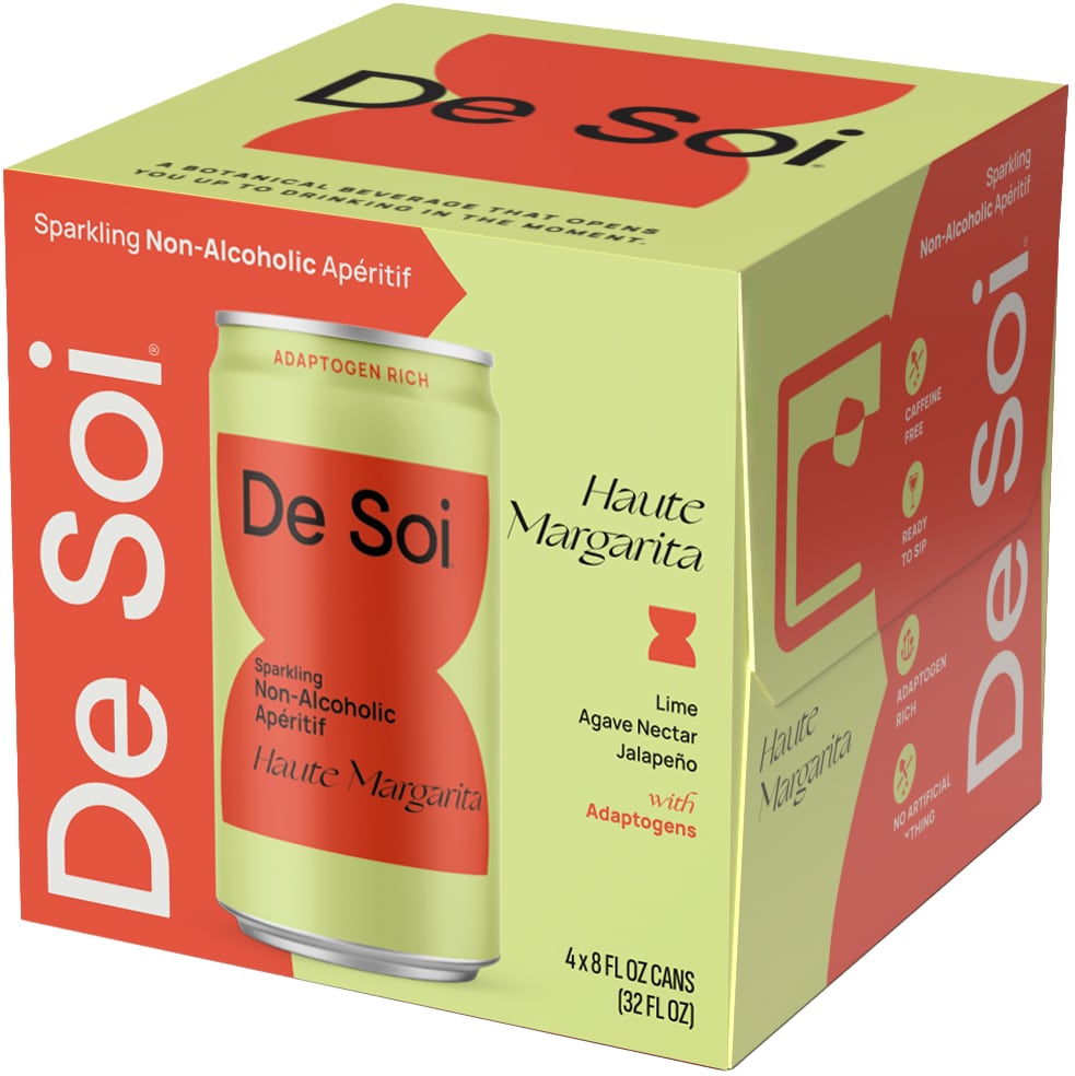 De Soi Sparkling Non-Alcoholic Apéritif, Haute Margarita, Cans