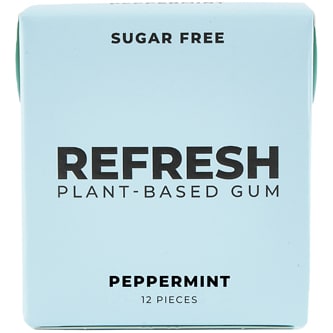 Refresh Plant-Based Gum, Peppermint