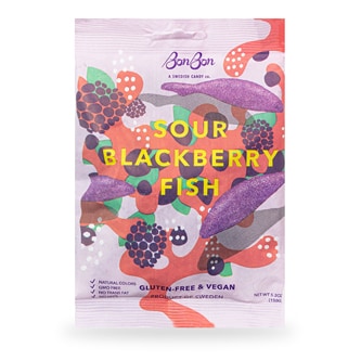 Bon Bon Candy, Sour Blackberry Fish