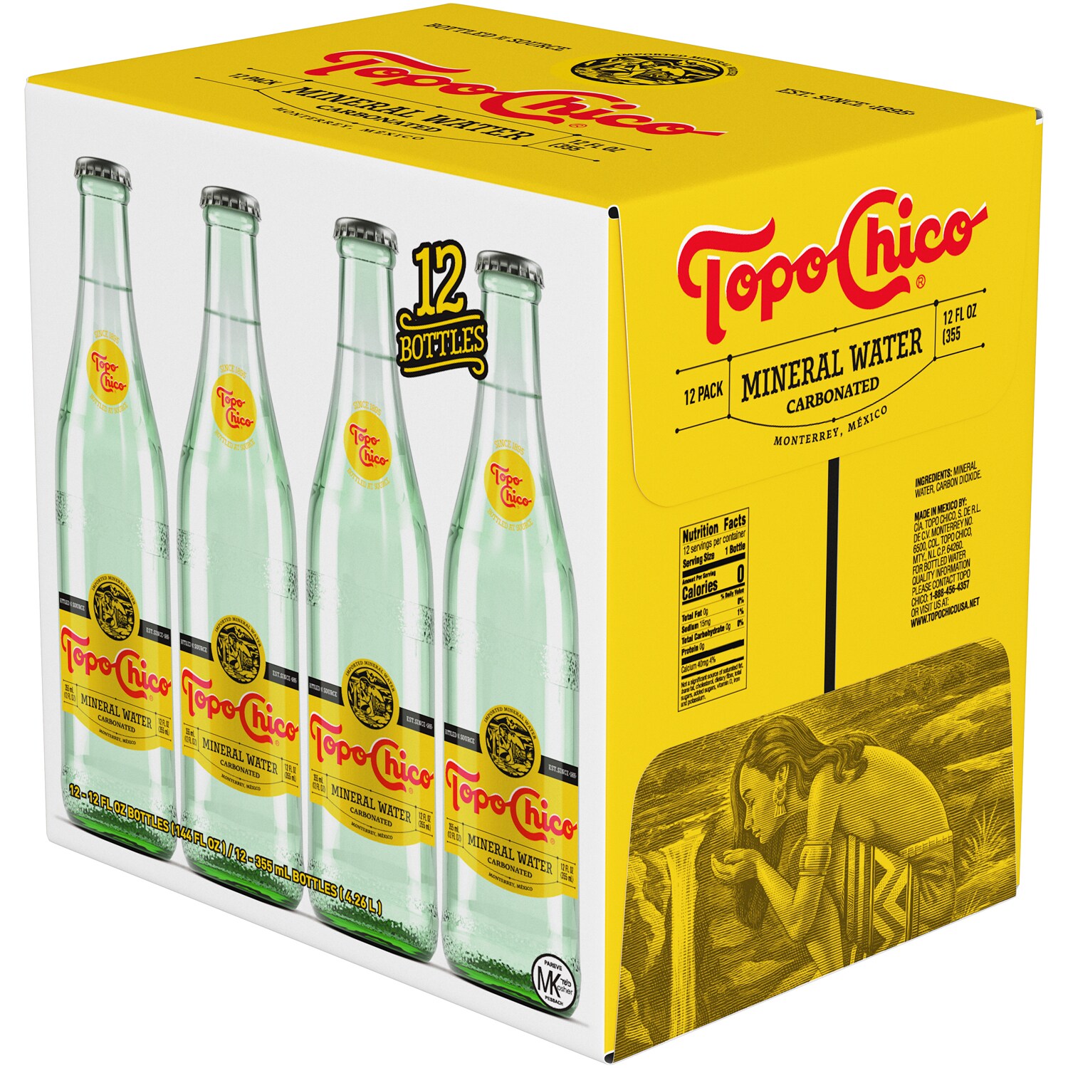 Topo Chico Mineral Water, Bottle, image 1 of 2 slides