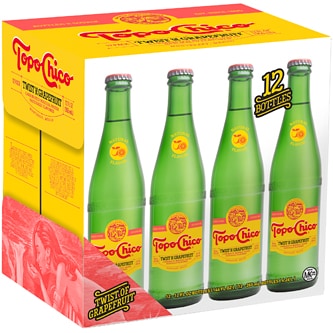 Topo Chico Mineral Water, Grapefruit, Bottle