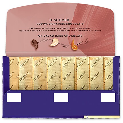Godiva Signature 72% Cacao Dark Chocolate, image 2 of 2 slides