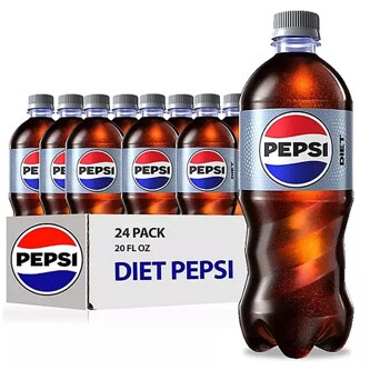 Diet Pepsi Cola, Plastic Bottles