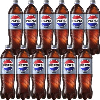 Diet Pepsi Cola, Plastic Bottles