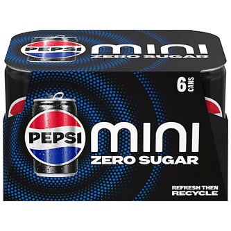 Pepsi Cola, Zero Sugar, Mini Cans