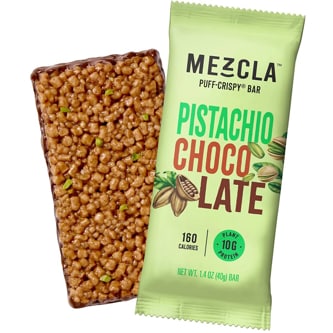 Mezcla Puff-Crispy Bar, Pistachio Chocolate