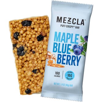 Mezcla Puff-Crispy Bar, Maple Blueberry
