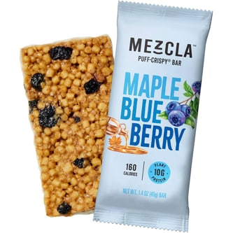 Mezcla Puff-Crispy Bar, Maple Blueberry