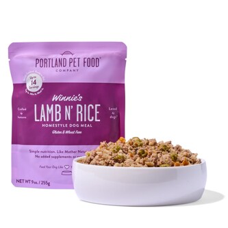 Portland Winnie's  Homestyle Dog Meal, Lamb N' Rice