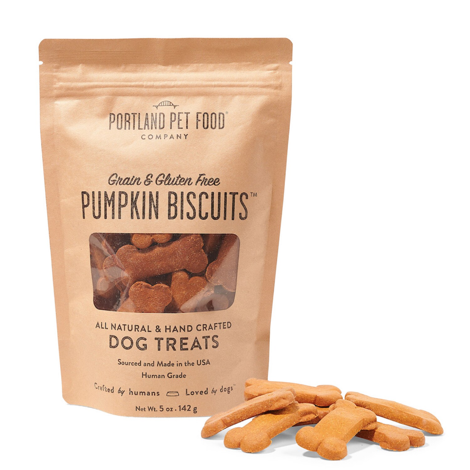 Portland Dog Treat Grain & Gluten-Free  Biscuits, Pumpkin