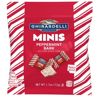Ghirardelli Bite Size Chocolate Minis, Peppermint Bark