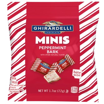 Ghirardelli Bite Size Chocolate Minis, Peppermint Bark