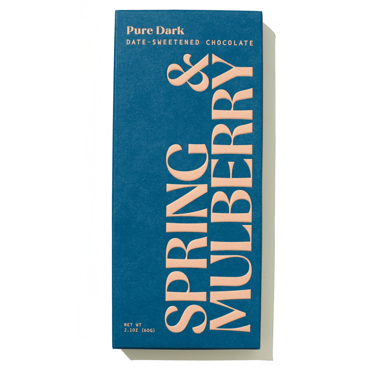 Spring & Mulberry Date-Sweetened Chocolate, Pure Dark