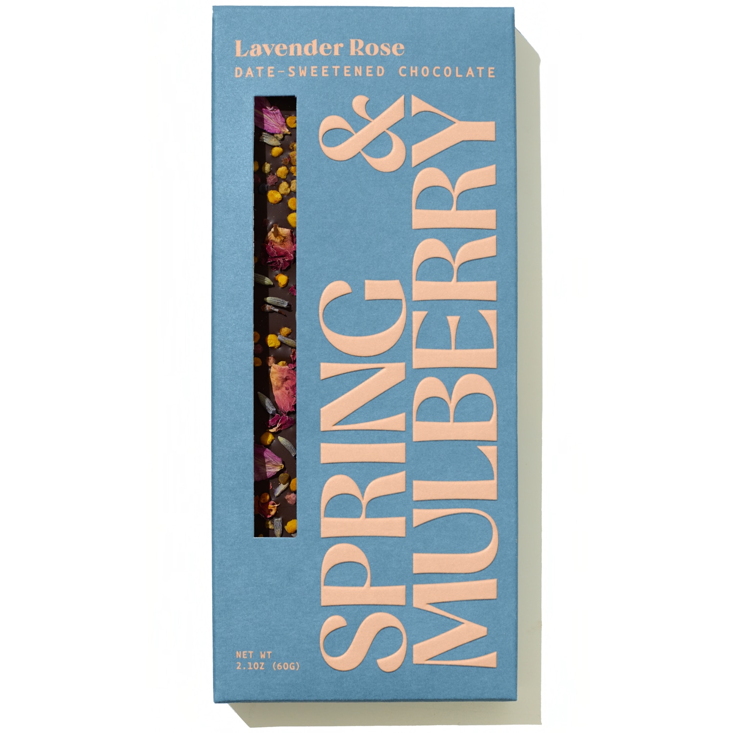 Spring & Mulberry Date-Sweetened Chocolate, Lavender Rose