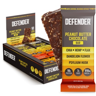 Defender Protein Bar, Peanut Butter Chocolate