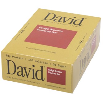 David Protein Bars, Fudge Brownie
