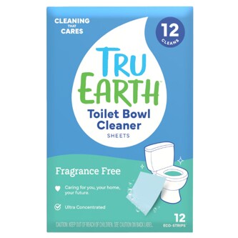Tru Earth Eco-Strips Toilet Bowl Cleaner, Fragrance Free