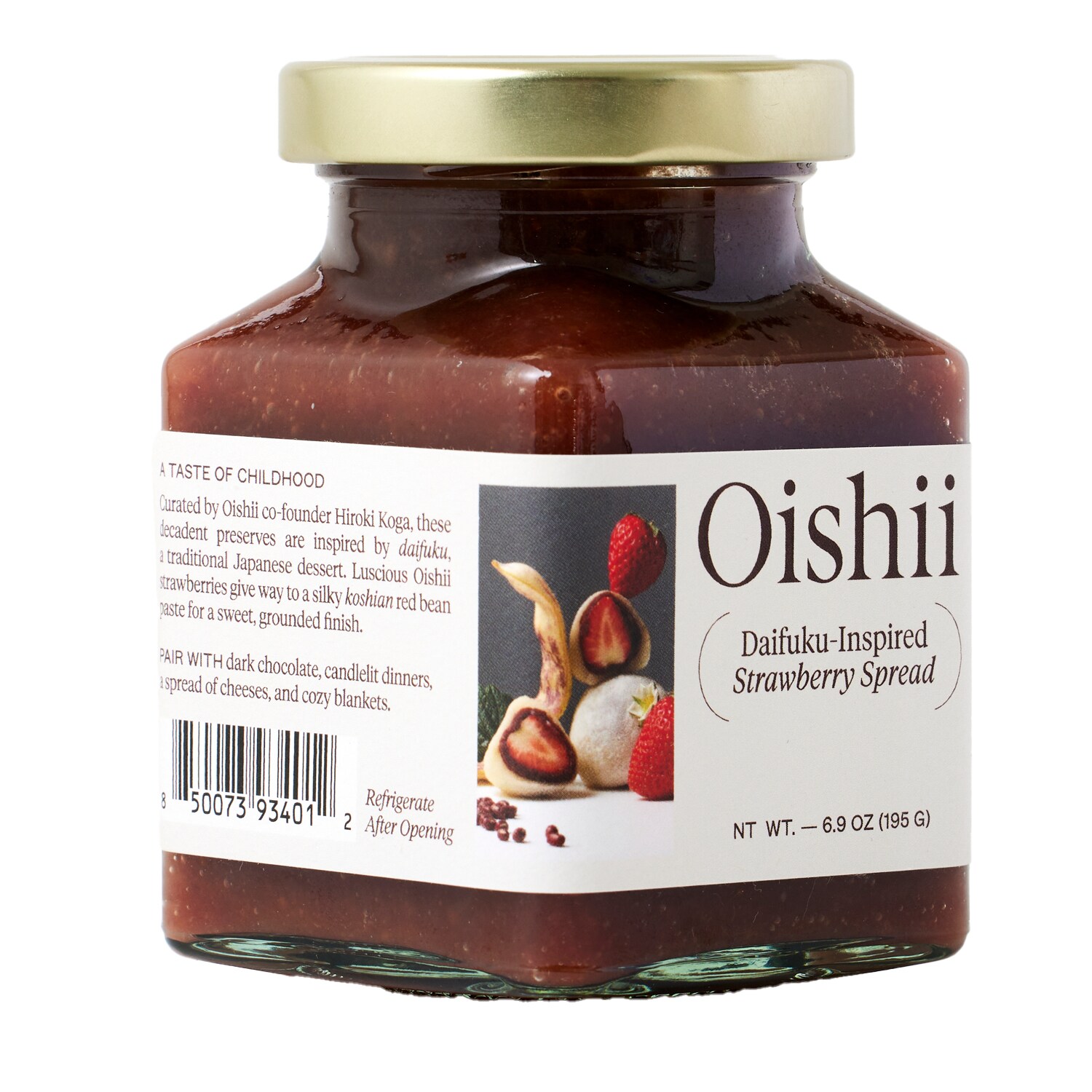 Oishii Daifuku-Inspired Strawberry Spread