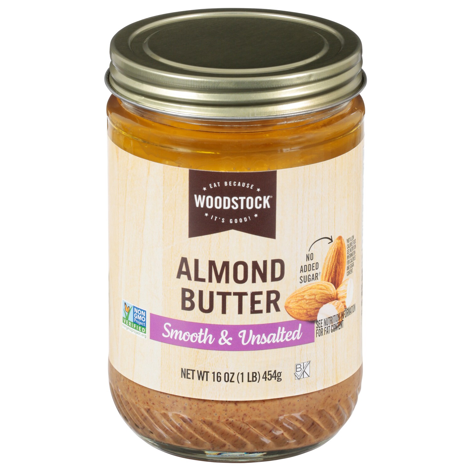 Woodstock Almond Butter, Smooth & Unsalted