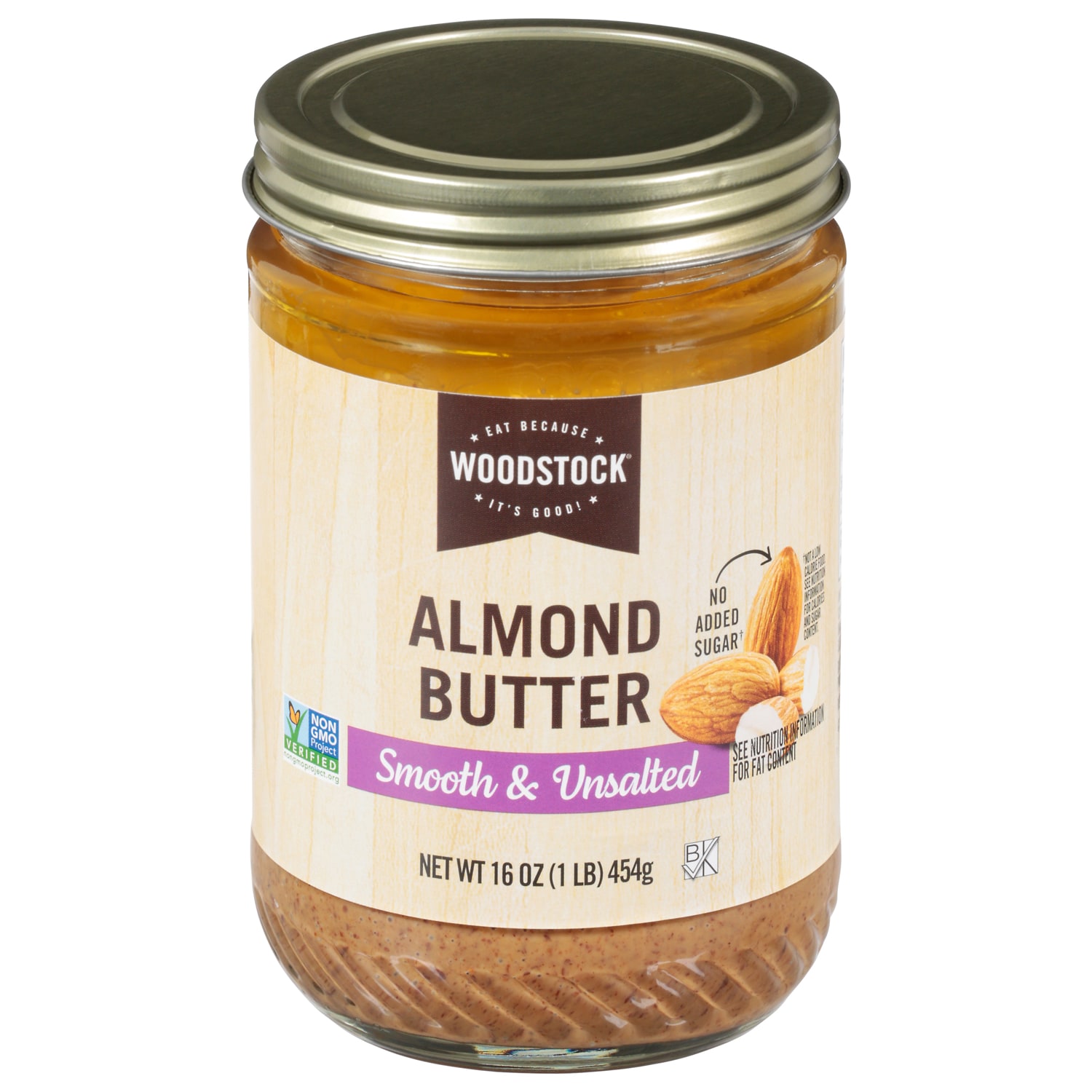 Woodstock Almond Butter, Smooth & Unsalted