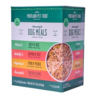 Portland Homestyle Dog Meals, Variety Pack