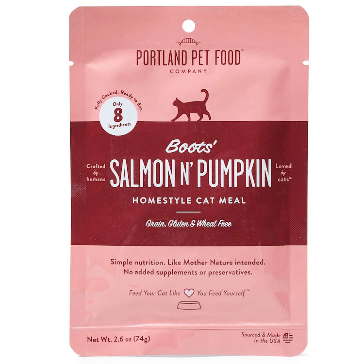 Portland Luke's Homestyle Cat Meal, Salmon N' Pumpkin