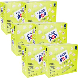 SkinnyPop Popcorn, Original 100-Calorie Packs, Case