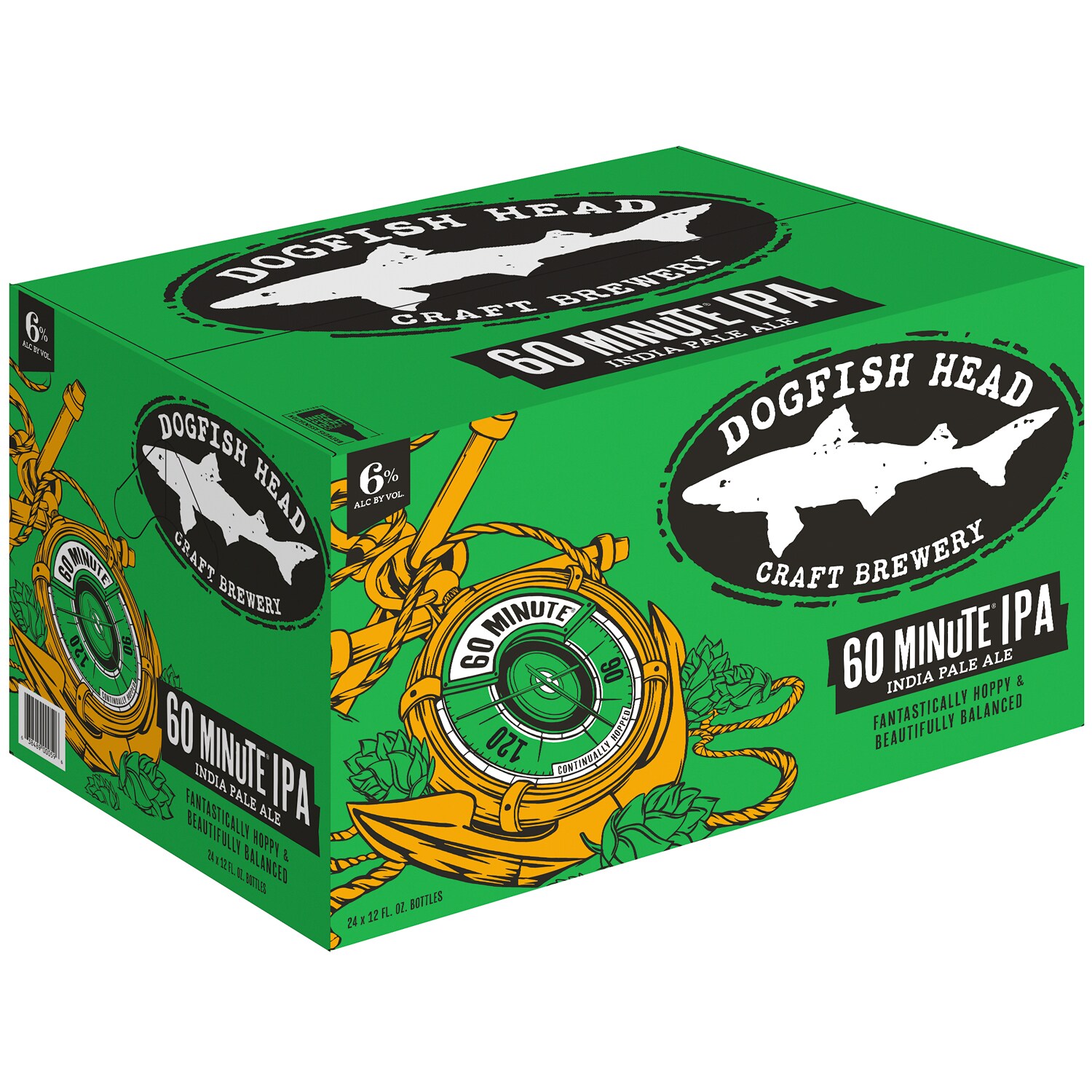 Dogfish Head 60 Minute IPA, Glass Bottles