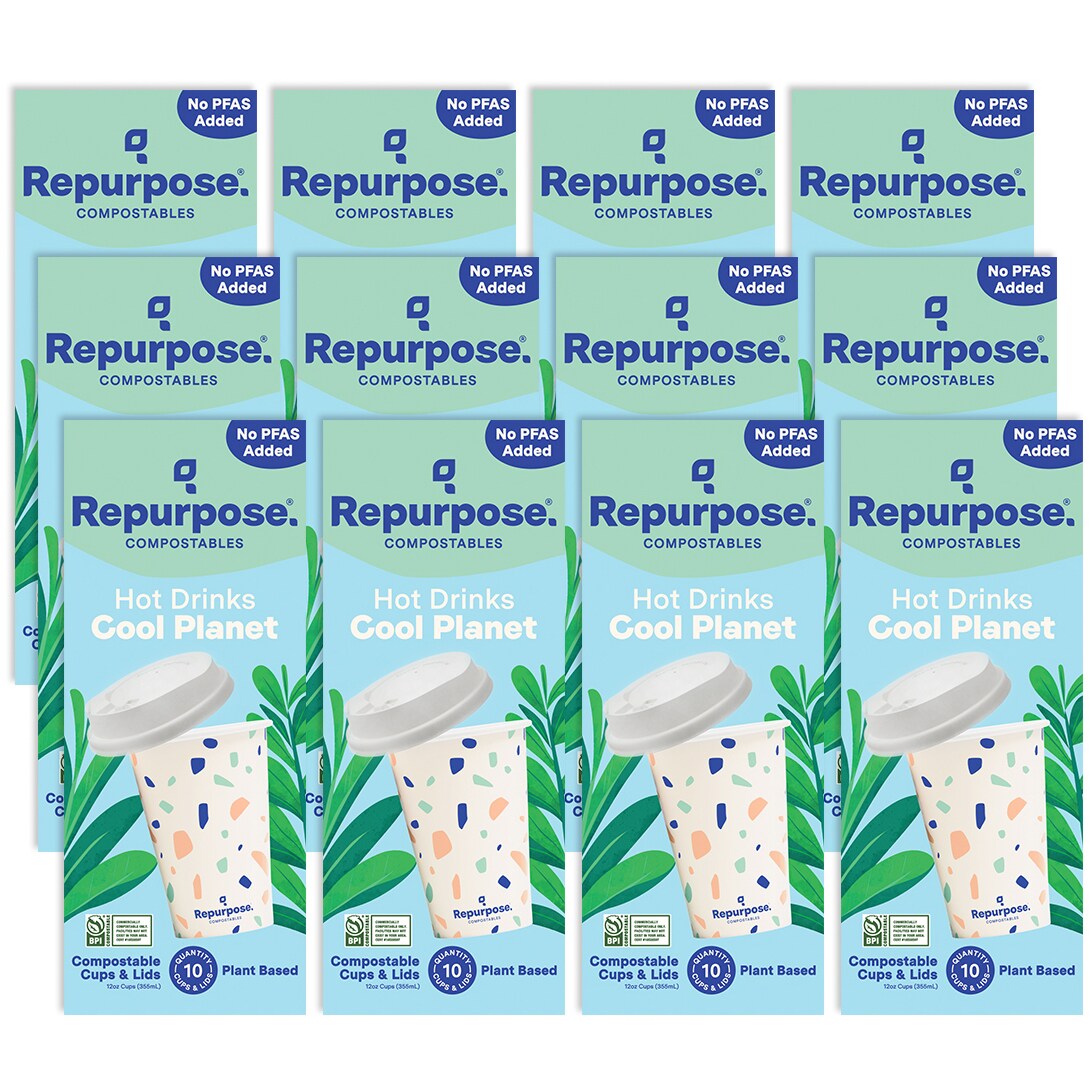 Repurpose Compostable Cups, Lids & Sleeves