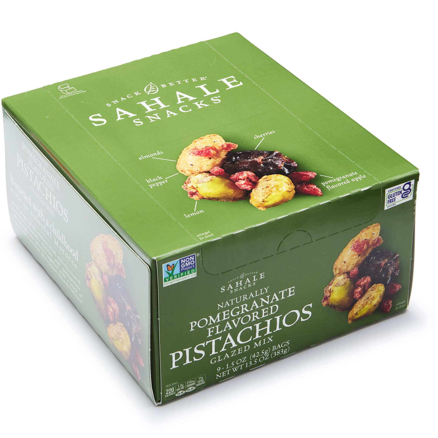 Sahale Snacks Glazed Mix, Pomegranate Flavored Pistachios